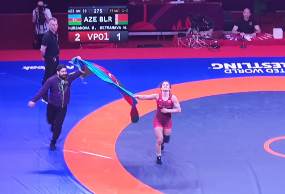 Azərbaycanın qadın güləşçisi Avropa çempionu olub