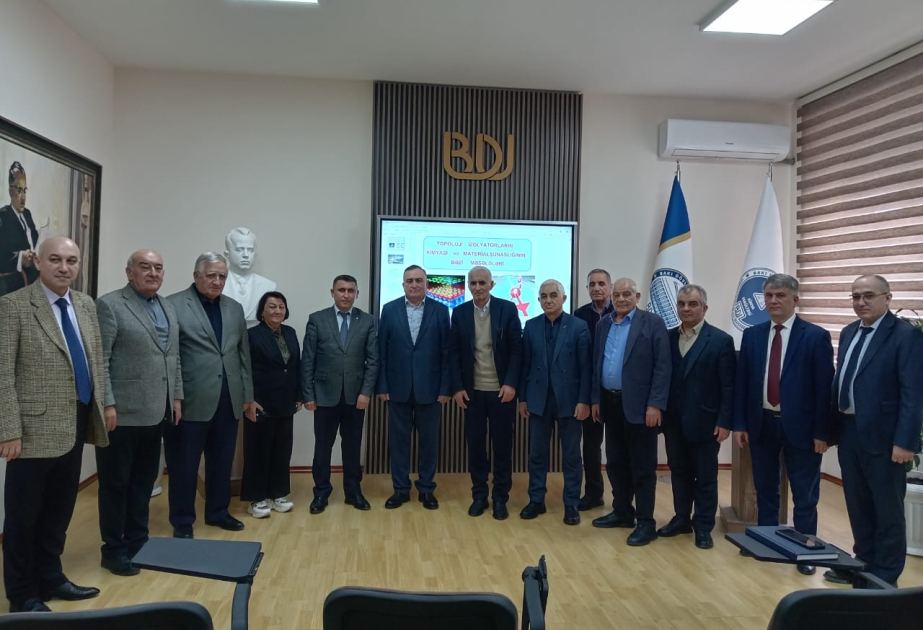 Topoloji izolyatorların kimyası və materialşünaslığın bəzi məsələləri – ustad dərsi