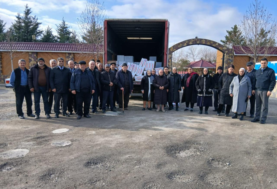 Novruz və Ramazan bayramları münasibətilə Xaçmazda şəhid, qazi ailələrinə, ağsaqqallara bayram sovqatları göndərilib