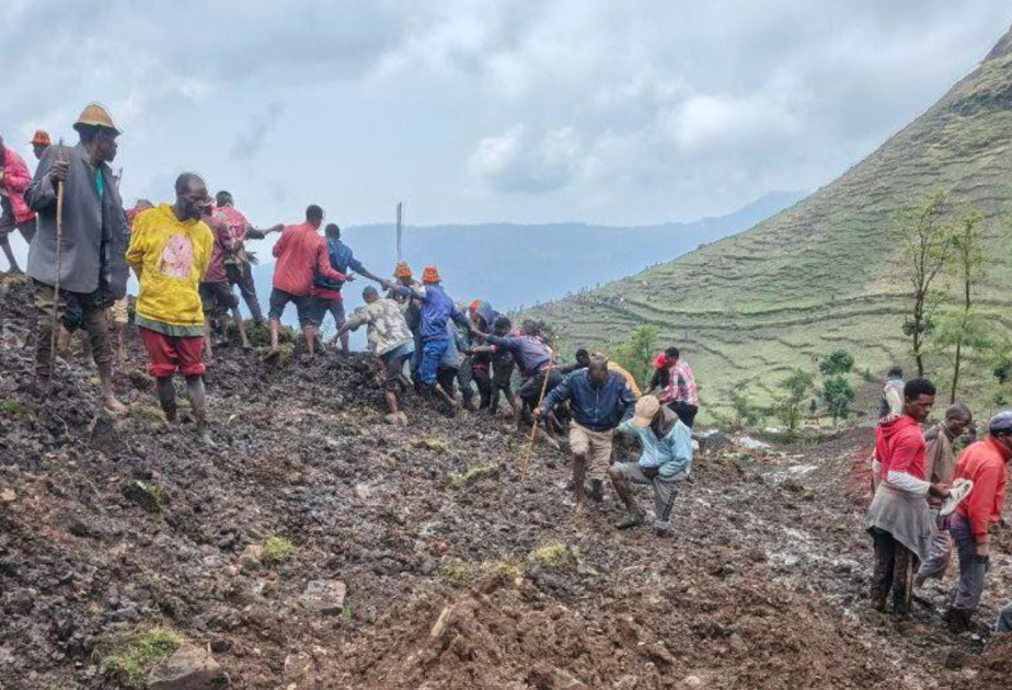 Ethiopia landslides kill at least 70 people, regional officials say
