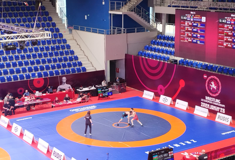 Azerbaijani Greco-Roman wrestler advances to European Championship finals