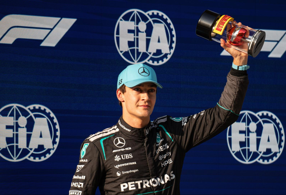 Motorsport: George Russell gewinnt ersten Formel-Eins-Sprint in China