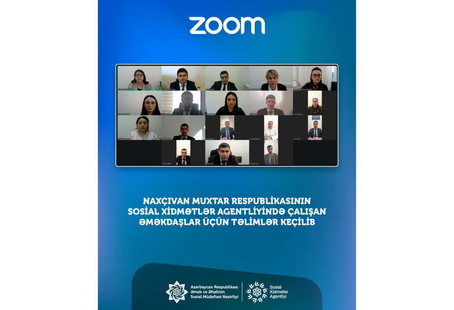 Naxçıvan Sosial Xidmətlər Agentliyinin əməkdaşları təlimatlandırılıblar