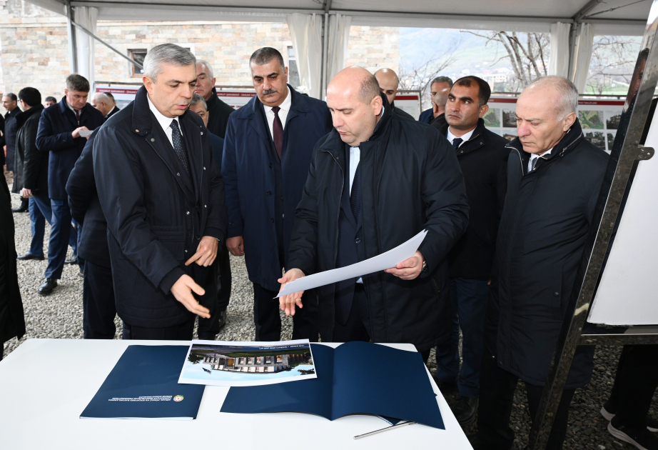 Coordination Headquarters members inspect several facilities in Hadrut