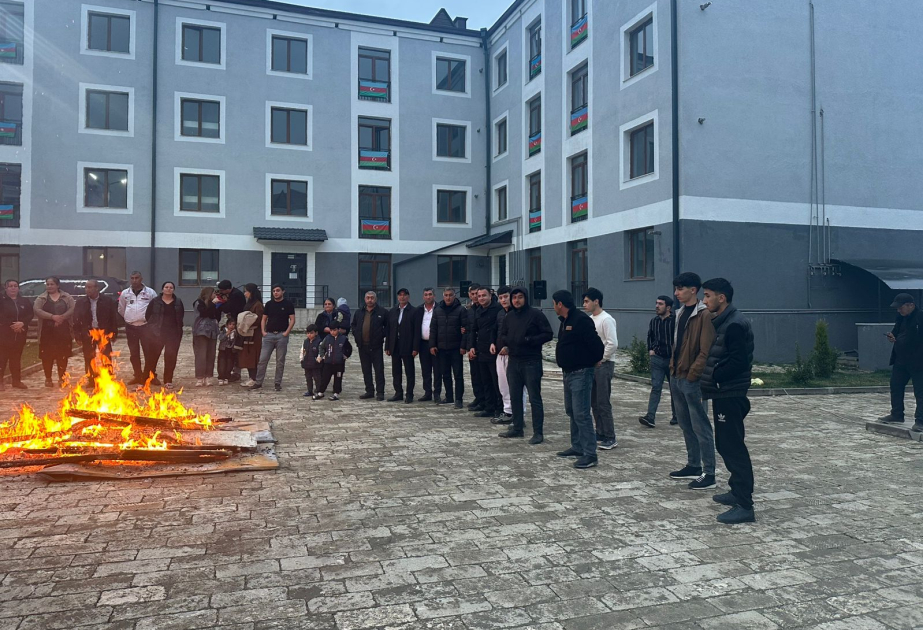 В Ходжавенде спустя 34 года зажгли костер - символ праздника Новруз