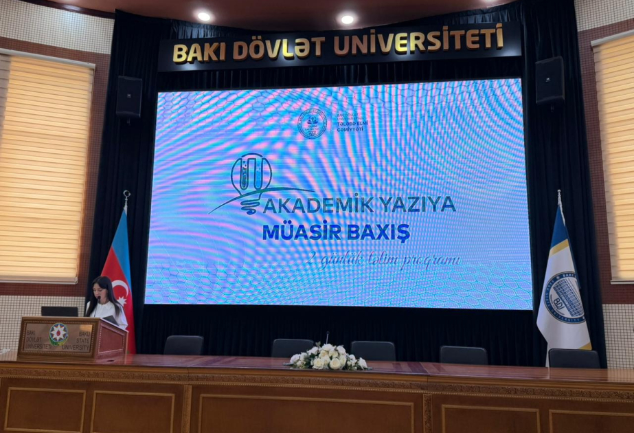 BDU-da “Akademik yazıya müasir baxış” mövzusunda təlim proqramı başa çatıb