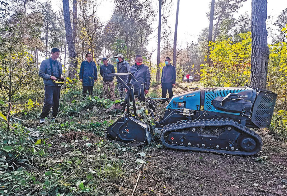 Çində meşə yanğınlarının söndürülməsində robotlardan istifadə genişlənir