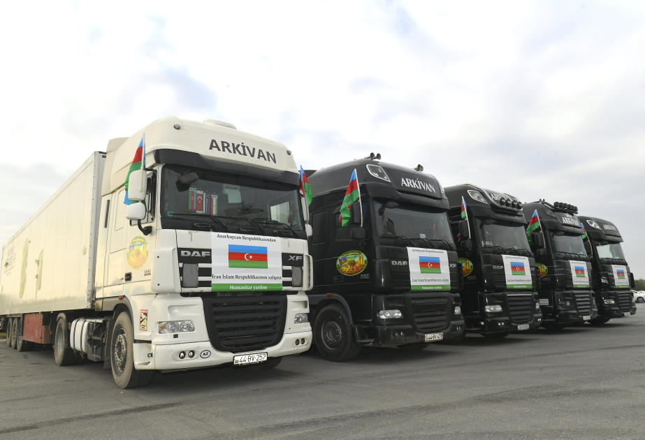 Aserbaidschan schickt weitere humanitäre Hilfe in den Iran