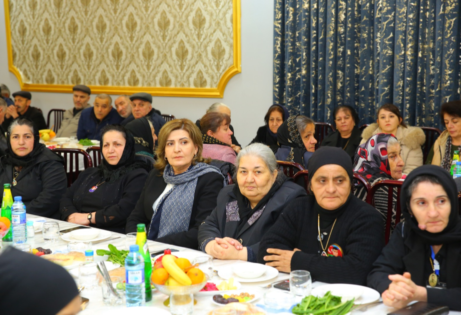 Oğuzda şəhid ailələrinin üzvləri və qazilər üçün iftar süfrəsi açılıb