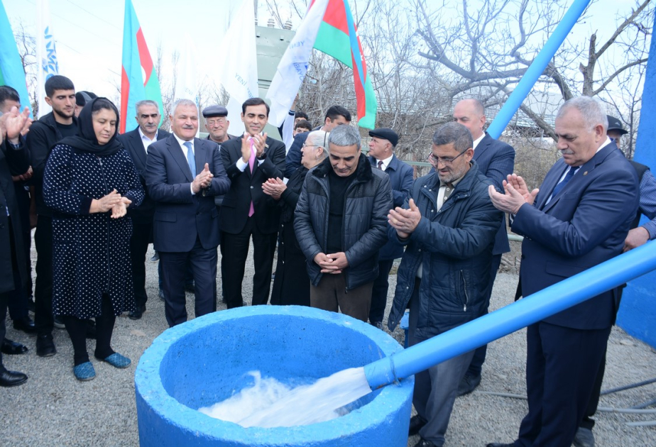 Tərtər rayonunun Kəngərli kəndində 200-ə yaxın ailəyə texniki su xətti çəkilib
