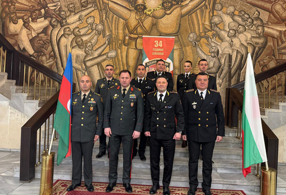 Azərbaycan hərbi polisinin nümayəndə heyəti Bolqarıstana səfər edib