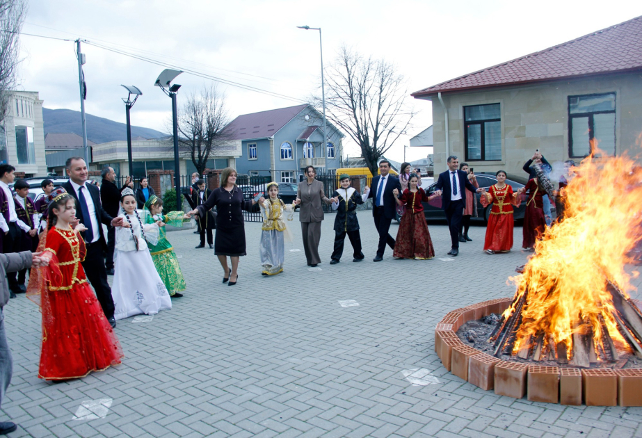 Şəkidə Novruz şənliyi - Milli adət-ənənələr gənc nəslə təbliğ olunur
