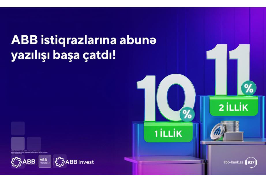 ®  Subscription to ABB Bank bonds successfully completed!