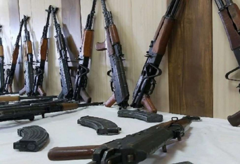Polis qanunsuz saxlanılan odlu silah-sursat aşkar edib