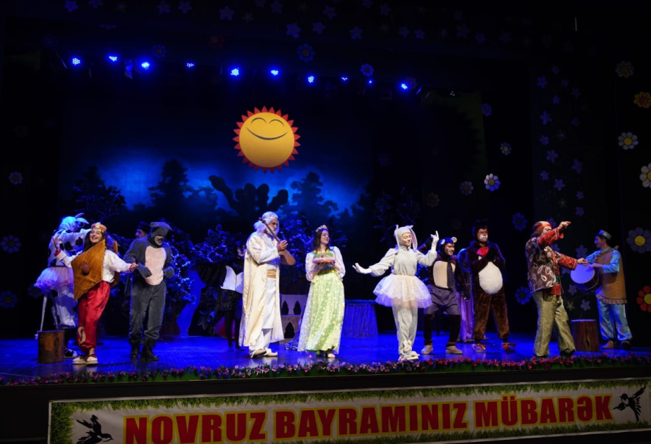 Şəki teatrı Novruz bayramı günlərində uşaqları yeni tamaşa ilə sevindirir