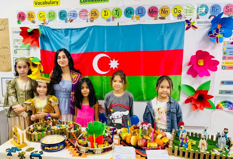 Brasilianische Schüler lernen aserbaidschanische Novruz-Traditionen kennen