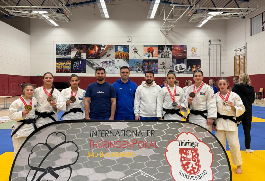 Azerbaijani female judokas finish Thüringen Pokal with six medals