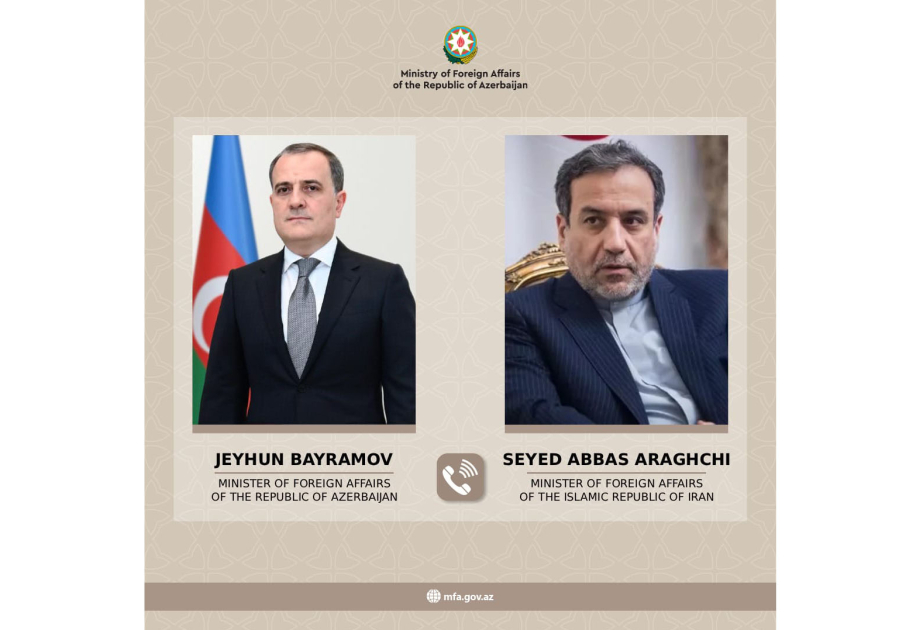 Los Ministros de Asuntos Exteriores de Azerbaiyán e Irán mantienen una conversación telefónica