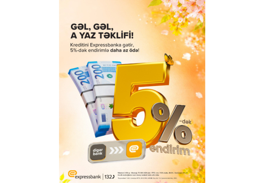 ®  “Expressbank”ın bəzi filialları bayram günləri xidmətinizdədir
