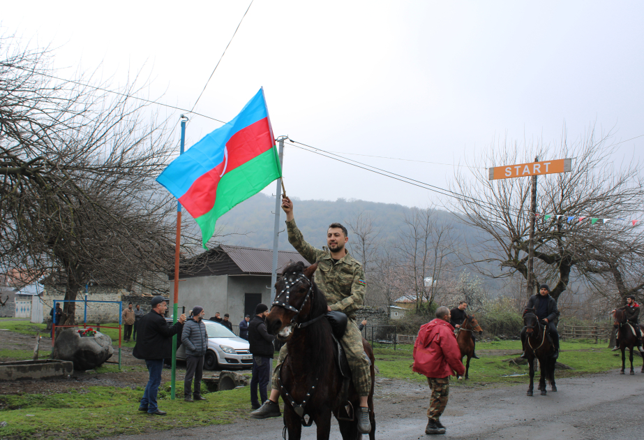 Tarixdən gələn meydan oyunları - Əmbərçay kəndində yaşadılan Novruz ənənəsi VİDEO