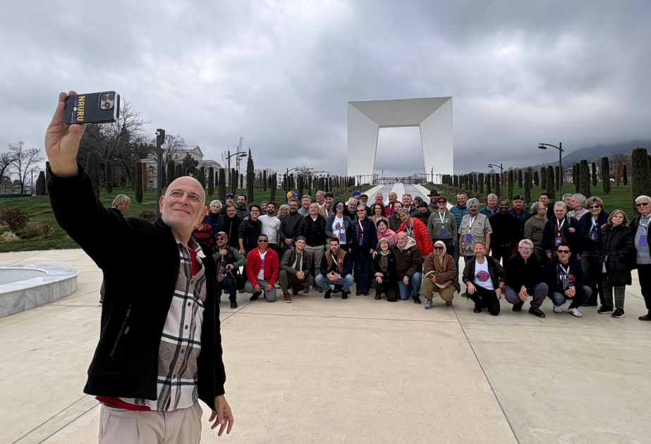 World travelers visit Khankendi