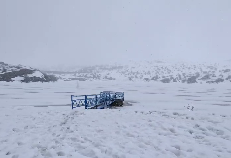 Naxçıvanın dağlıq ərazilərinə qar yağır VİDEO