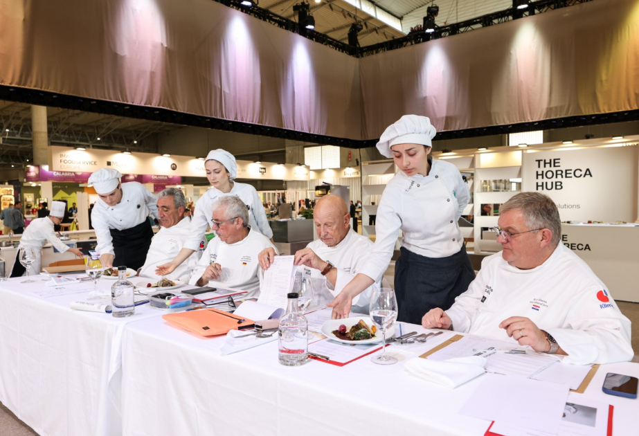 Azerbaijan national gastronomy team wins bronze medal at international championship