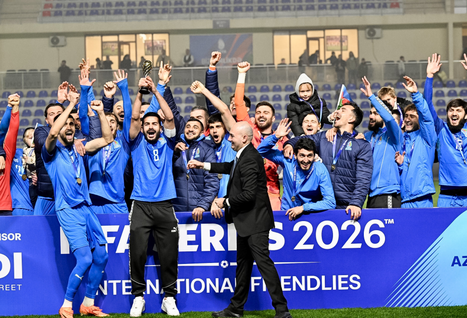 Награждена сборная Азербайджана, ставшая победителем турнира FIFA Series-2026
