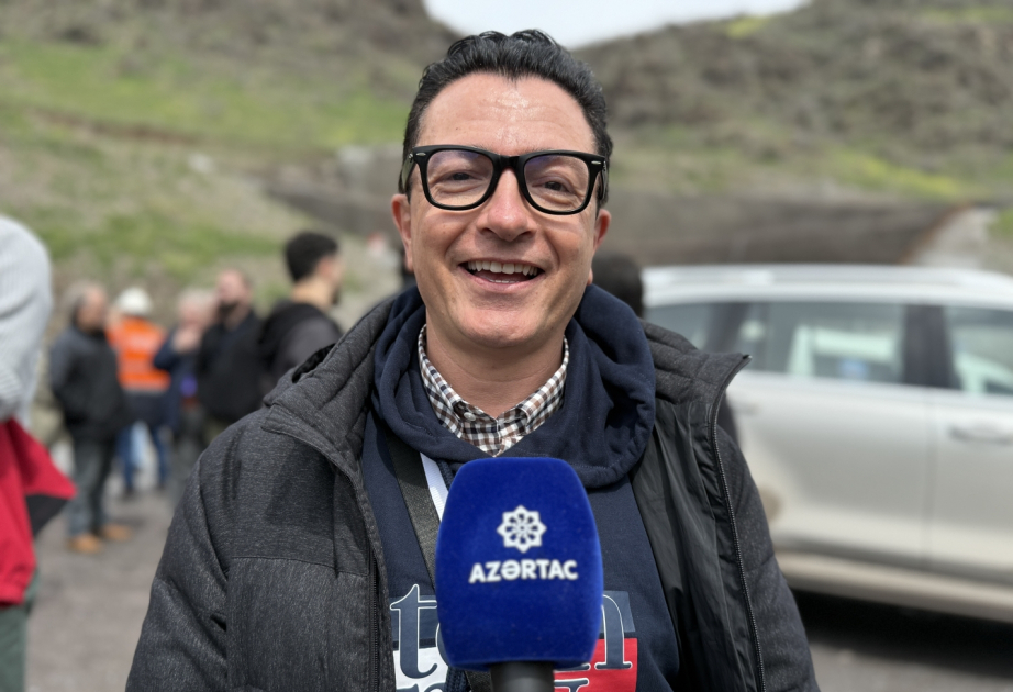 一位到访卡拉巴赫的外国游客：这儿的自然风光很美