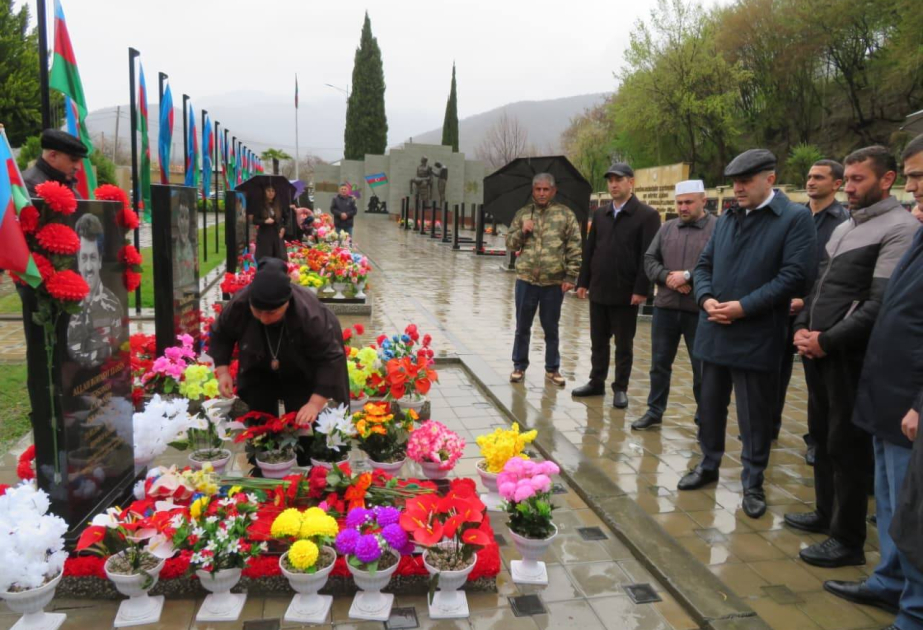 Balakəndə itkin şəhidin məzarı ziyarət edilib