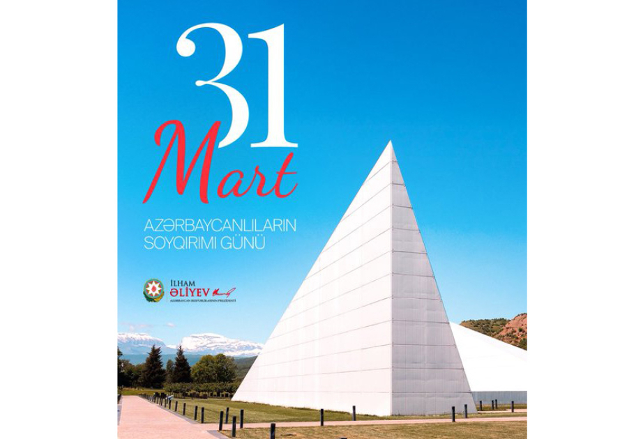 President Ilham Aliyev shared post on Day of Genocide of Azerbaijanis