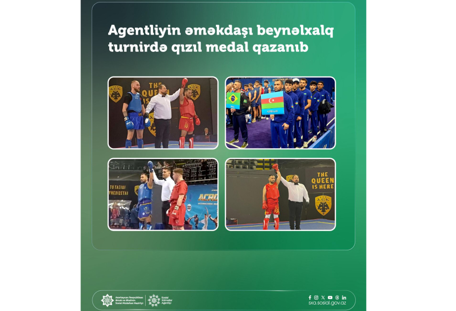 Vətən müharibəsi əlili qızıl medala layiq görülüb