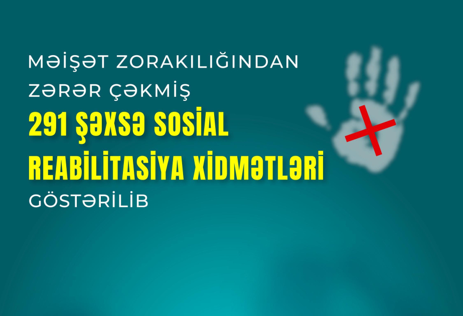 Məişət zorakılığından zərər çəkmiş 300-ə yaxın şəxsə sosial reabilitasiya xidmətləri göstərilib