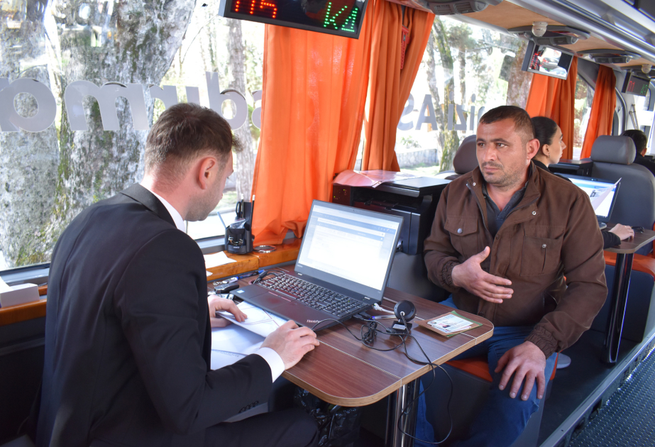 Səyyar “ASAN xidmət” Qaxda