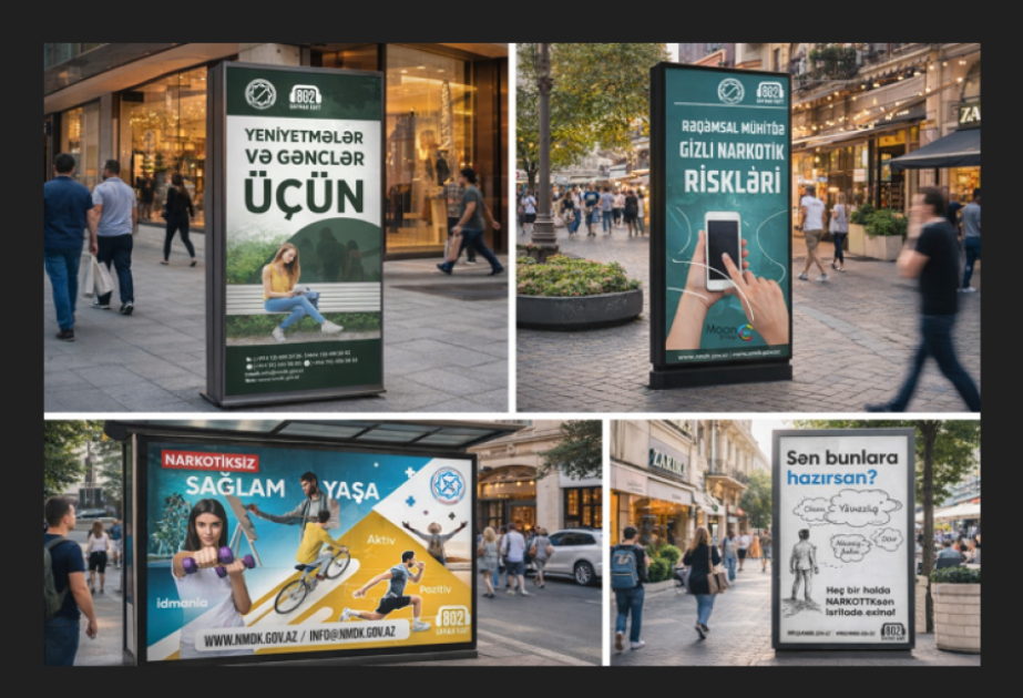 Antinarkotik təbliğatın gücləndirilməsi məqsədilə 140 baner hazırlanıb