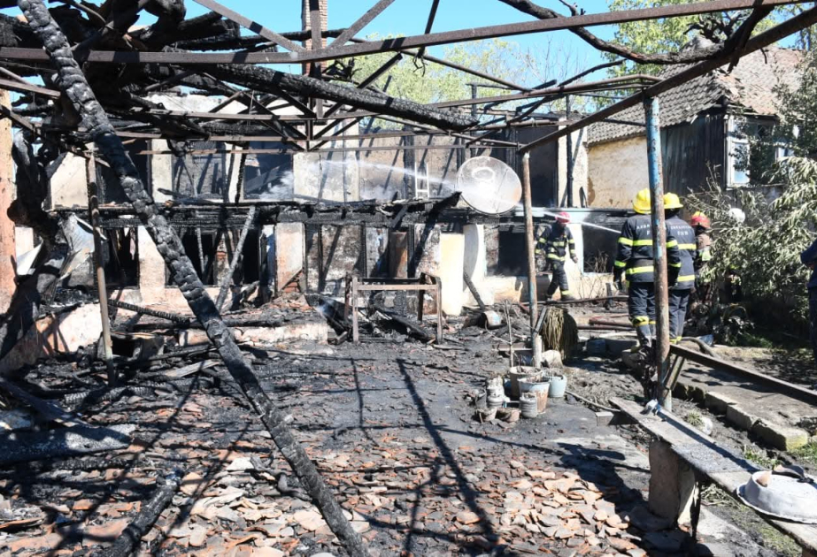 Masallıda baş verən yanğında baba və nəvə ölüb