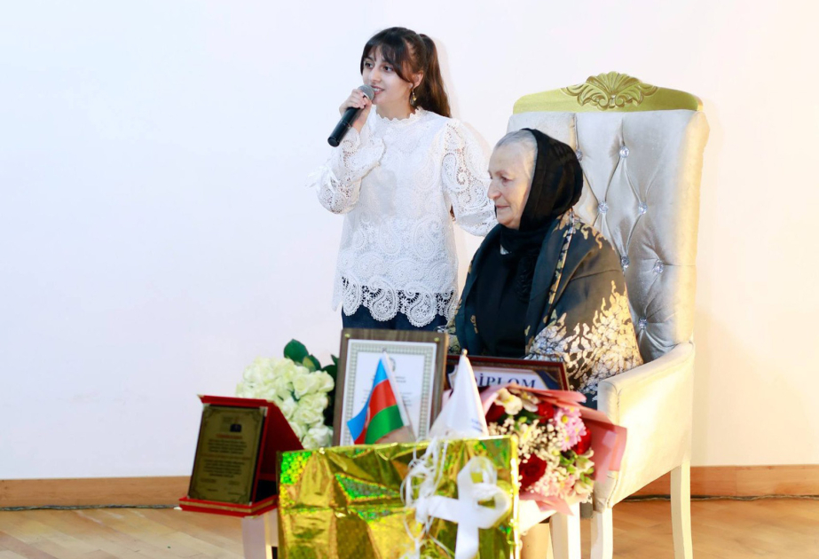 Şəkidə şəhid anası, Əməkdar müəllim Dursun Cavadovanın 70 illiyi qeyd olunub