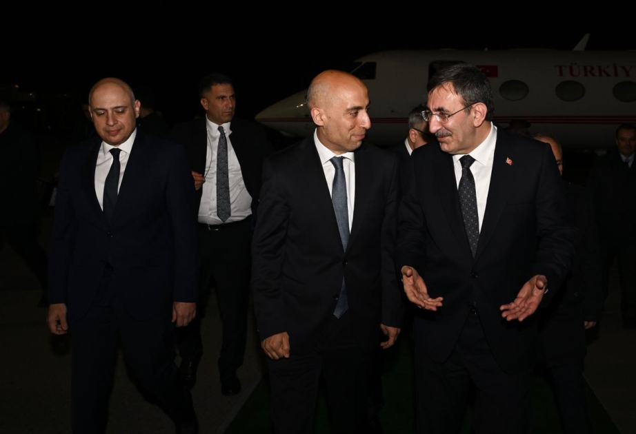 Turkish Vice President Cevdet Yılmaz arrives in Azerbaijan
