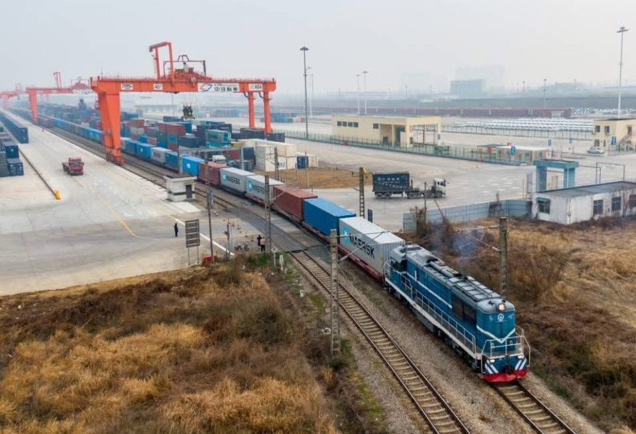 New China-Europe freight train route launched along Middle Corridor