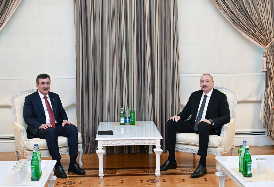 President Ilham Aliyev received delegation led by Vice President of Türkiye VIDEO