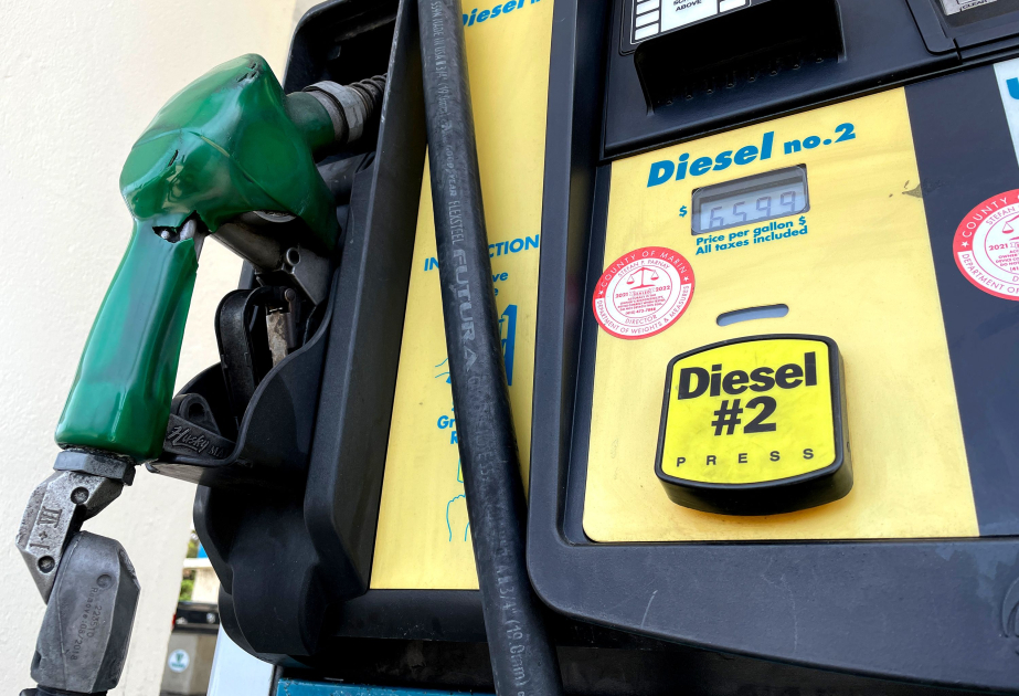 Avropada dizel yanacağı fyuçersləri 2022-ci ildən bəri ən yüksək səviyyədədir