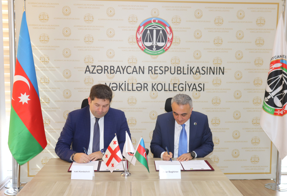 Azərbaycan və Gürcüstan Vəkillər Kollegiyaları arasında əməkdaşlıq memorandumu imzalanıb