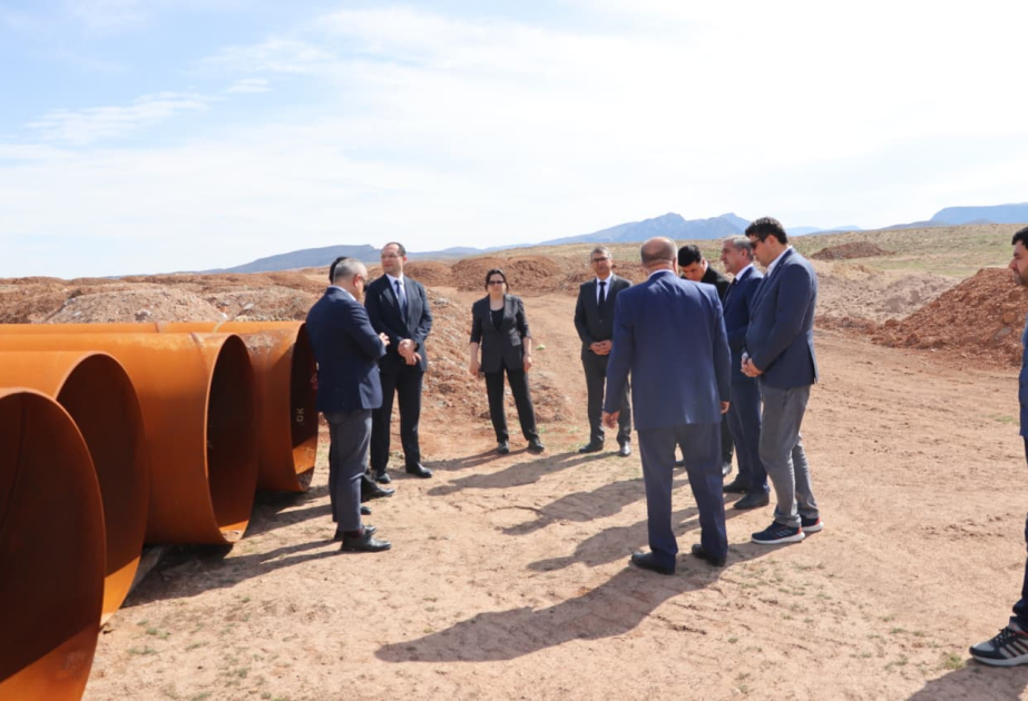 Nazir Məcnun Məmmədov Naxçıvanda təsərrüfatlara baş çəkib, su obyektlərinin vəziyyəti ilə tanış olub