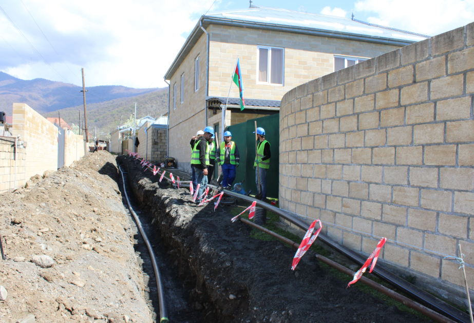 Balakənin su təminatı müasirləşir - su xətlərinin 70, kanalizasiya şəbəkəsinin isə 60 faizi inşa olunub  FOTO
