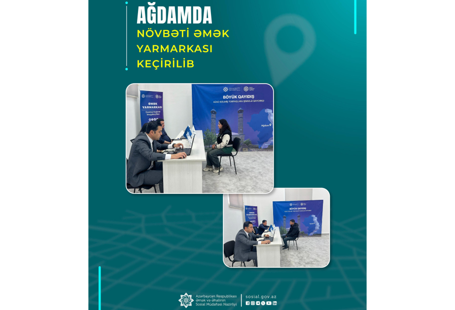 Ağdamda əmək yarmarkasında dəzgah operatoru üzrə vakansiyalar təqdim edilib