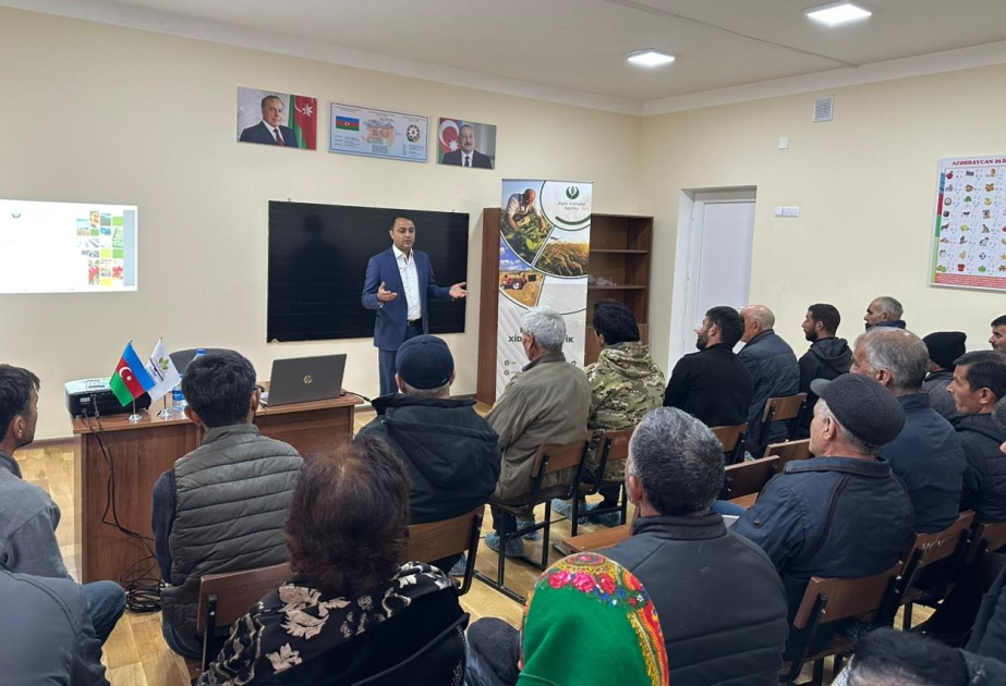 İşğaldan azad olunmuş ərazilərdə məskunlaşan sakinlərin aqrar sahədə bilik və bacarıqları artırılır