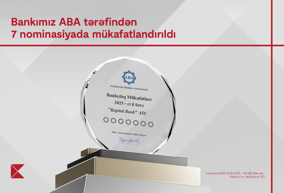 ® Kapital Bank awarded in 7 nominations