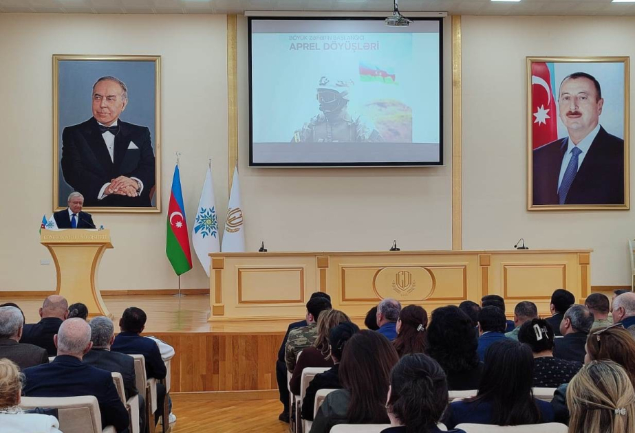 Gəncədə konfrans: “Aprel döyüşləri - Zəfər yolu”