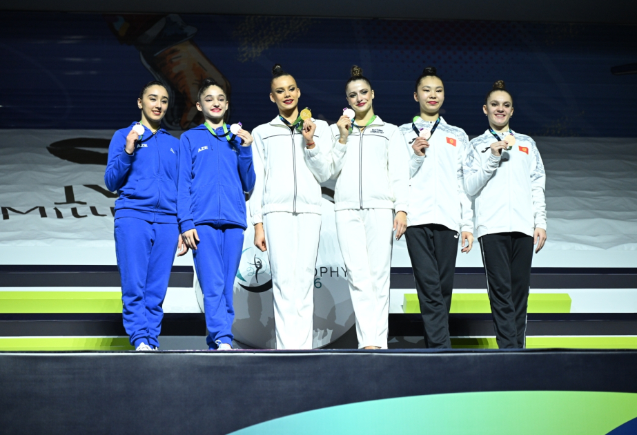 Azərbaycan gimnastları “AGF Trophy”də gümüş medal qazanıblar