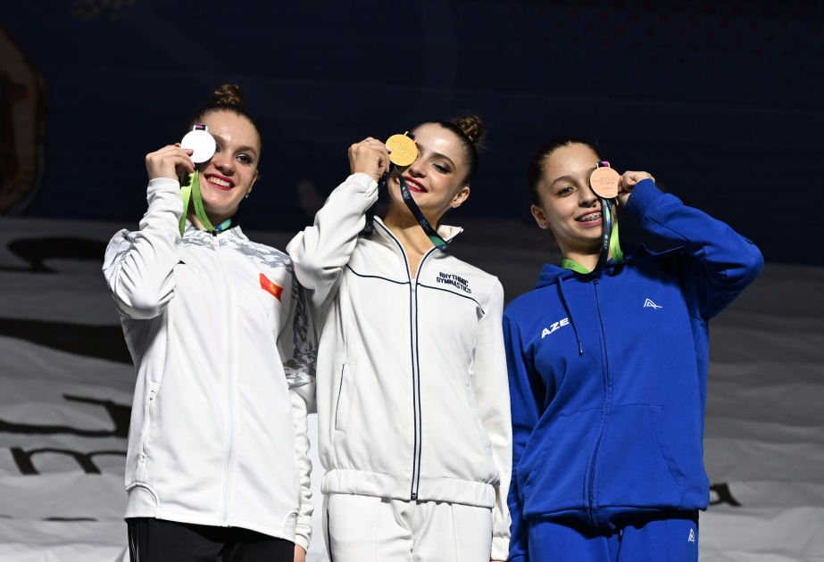 Азербайджанские гимнастки завершили турнир AGF Trophy с 6 медалями